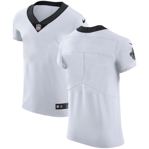 Nike Saints Blank White Men's Stitched NFL Vapor Untouchable Elite Jersey - Click Image to Close